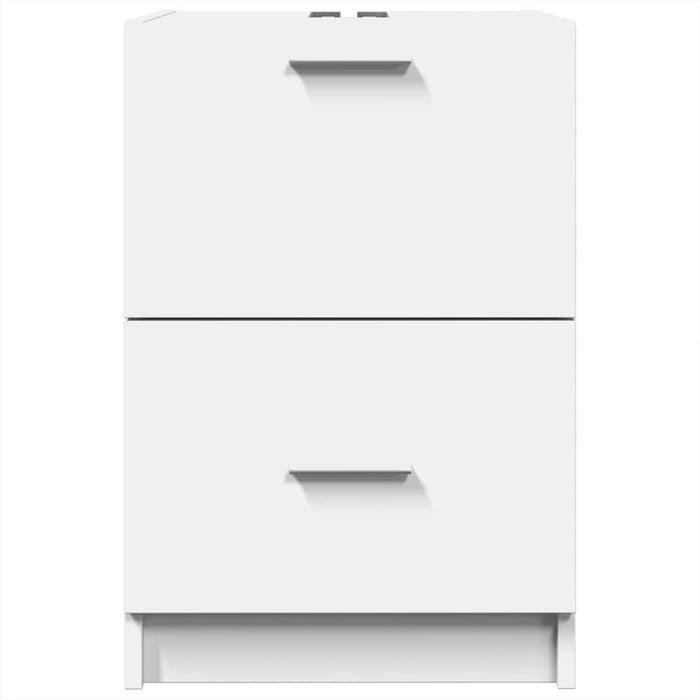 Mobile Lavabo Bianco 80x33x60 cm in Truciolare 848101