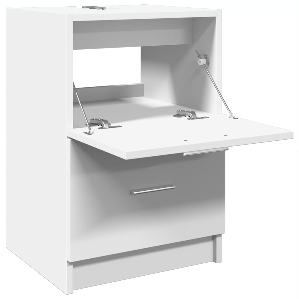 vidaXL Mobile Lavabo Bianco 80x33x60 cm in Truciolare