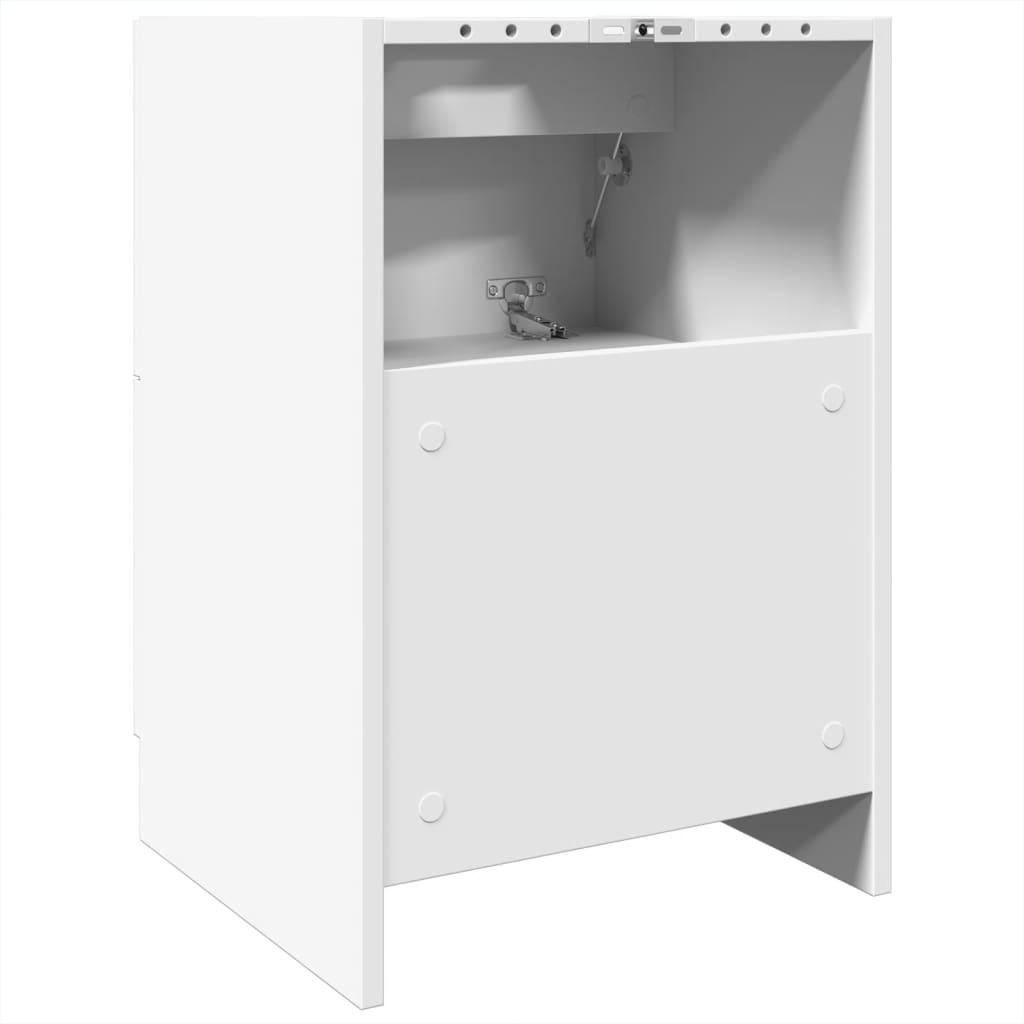 Mobile Lavabo-Armadietto da bagno Bianco 80x33x60 cm in Truciolare
