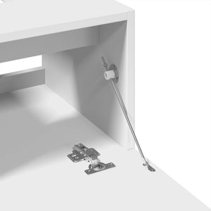 vidaXL Mobile Lavabo Bianco 80x33x60 cm in Truciolare