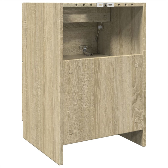 vidaXL Mobile Sottolavabo Rovere Sonoma 63x30x54 cm in Truciolare