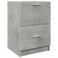 Mobile Lavabo Grigio Cemento 80x33x60 cm in Legno Multistrato 848104
