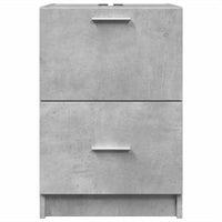 Mobile Lavabo Grigio Cemento 80x33x60 cm in Legno Multistrato 848104