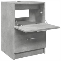 Mobile Lavabo Grigio Cemento 80x33x60 cm in Legno Multistrato 848104