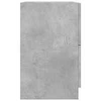 Mobile Lavabo Grigio Cemento 80x33x60 cm in Legno Multistrato 848104