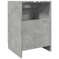 Mobile Lavabo Grigio Cemento 80x33x60 cm in Legno Multistrato 848104