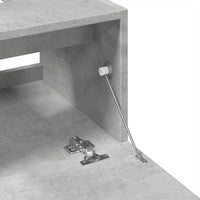 Mobile Lavabo Grigio Cemento 80x33x60 cm in Legno Multistrato 848104