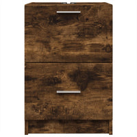 Mobile Lavabo Rovere Fumo 80x33x60 cm in Legno Multistrato