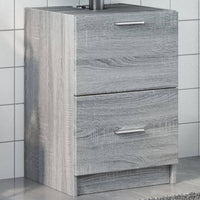 Mobile Lavabo Grigio Sonoma 40x37x59 cm in Truciolare 848106