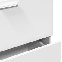 vidaXL Mobile Lavabo Bianco 59x37x59 cm in Truciolare