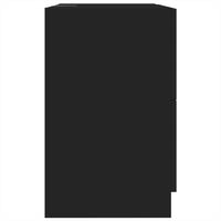 Mobile Lavabo Nero 59x37x59 cm in Truciolare 848109