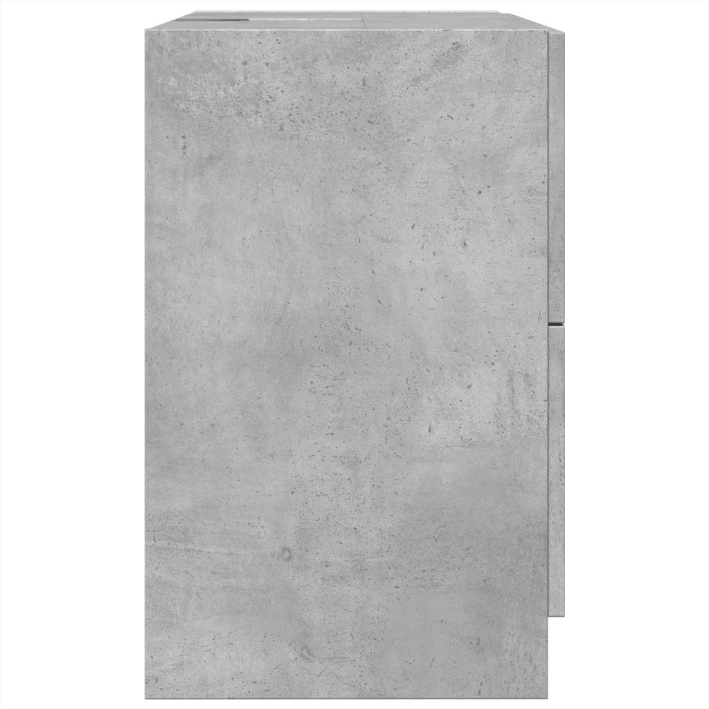 Mobile Lavabo Grigio Cemento 59x37x59 cm in Truciolare