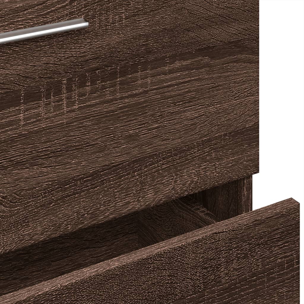 Mobile Lavabo Rovere Marrone 59x37x59 cm in Truciolare 848114