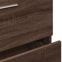 Mobile Lavabo Rovere Marrone 59x37x59 cm in Truciolare 848114