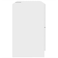 Mobile Lavabo-Armadietto da bagno Bianco 78x37x59 cm in Truciolare