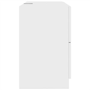 Mobile Lavabo-Armadietto da bagno Bianco 78x37x59 cm in Truciolare