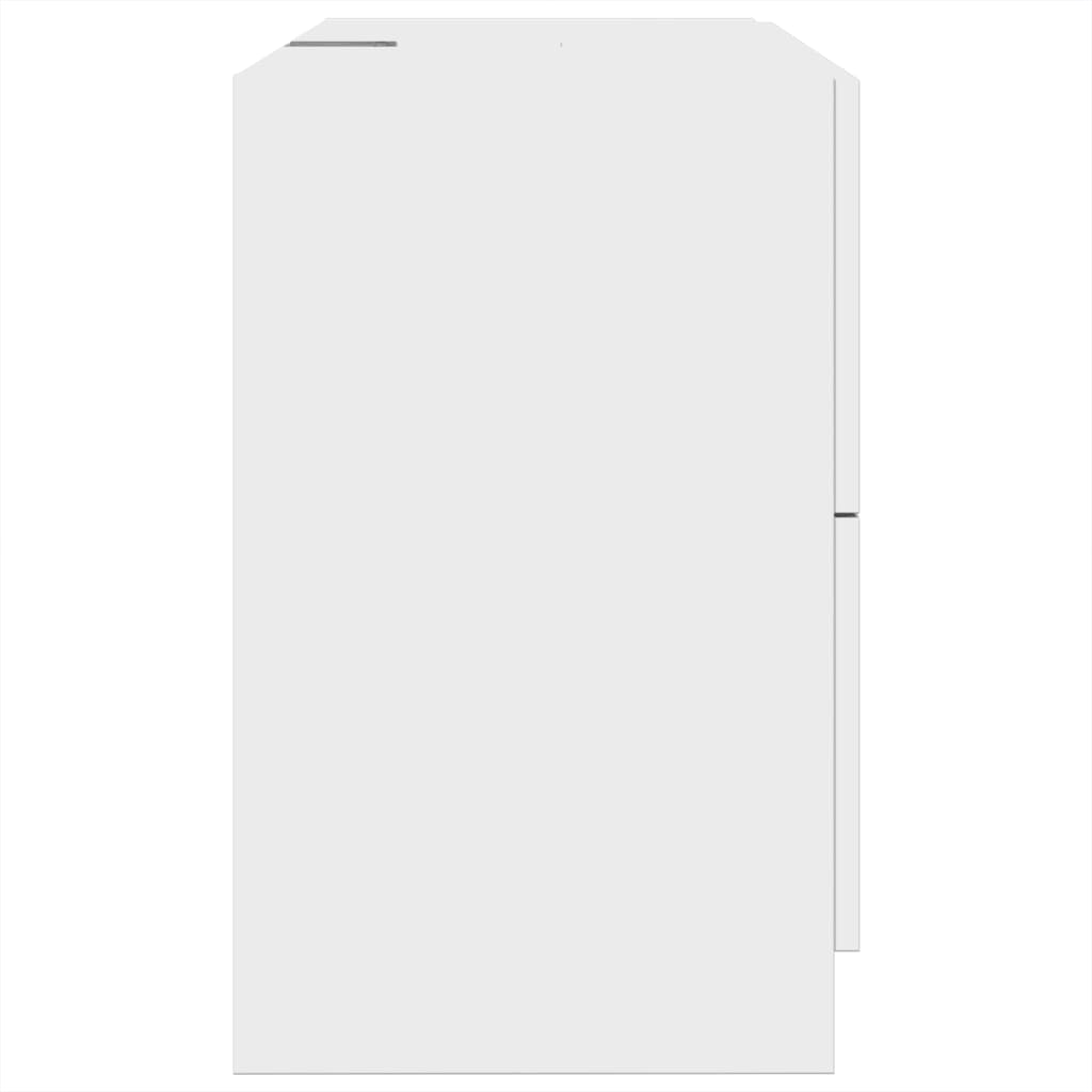 vidaXL Mobile Lavabo Bianco 78x37x59 cm in Truciolare