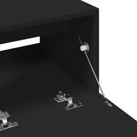 vidaXL Mobile Lavabo Nero 78x37x59 cm in Truciolare