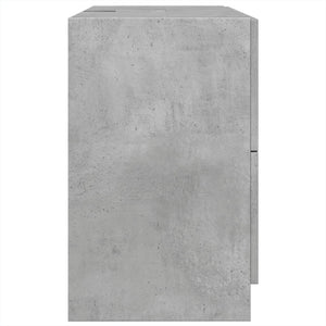 Mobile Lavabo Grigio Cemento 78x37x59 cm in Truciolare 848118