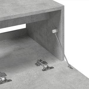 Mobile Lavabo-Armadietto da bagno Grigio Cemento 78x37x59 cm in Truciolare