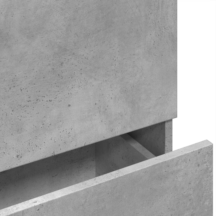 Mobile Lavabo Grigio Cemento 78x37x59 cm in Truciolare 848118