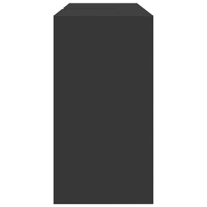 vidaXL Mobile Lavabo Nero 90x29x55 cm in Truciolato