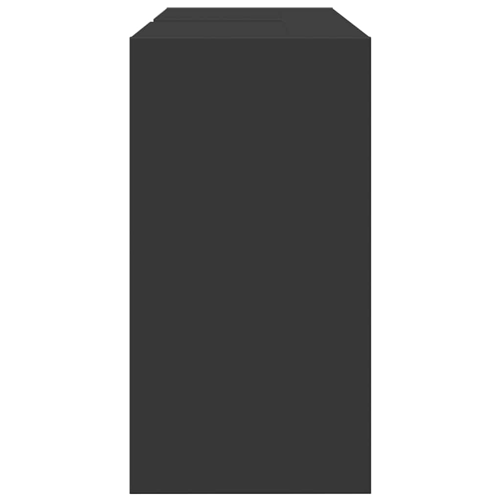 Mobile Lavabo Nero 90x29x55 cm in Truciolato 848123