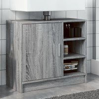 Mobile Lavabo Grigio Sonoma 63x29x55 cm in Legno Multistrato 848134