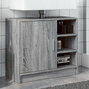 vidaXL Mobile Lavabo Grigio Sonoma 63x29x55 cm in Legno Multistrato