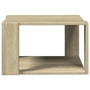 Tavolino Salotto Rovere Sonoma 51,5x51,5x30cm Legno Multistrato 848138