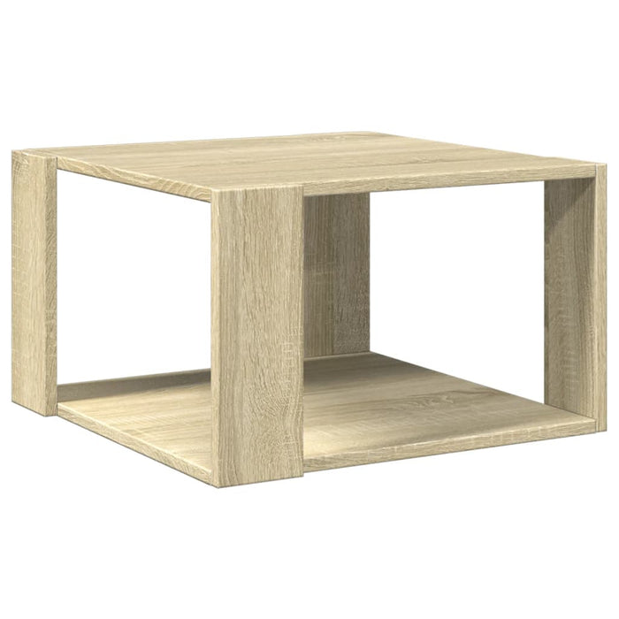 Tavolino Salotto Rovere Sonoma 51,5x51,5x30cm Legno Multistrato