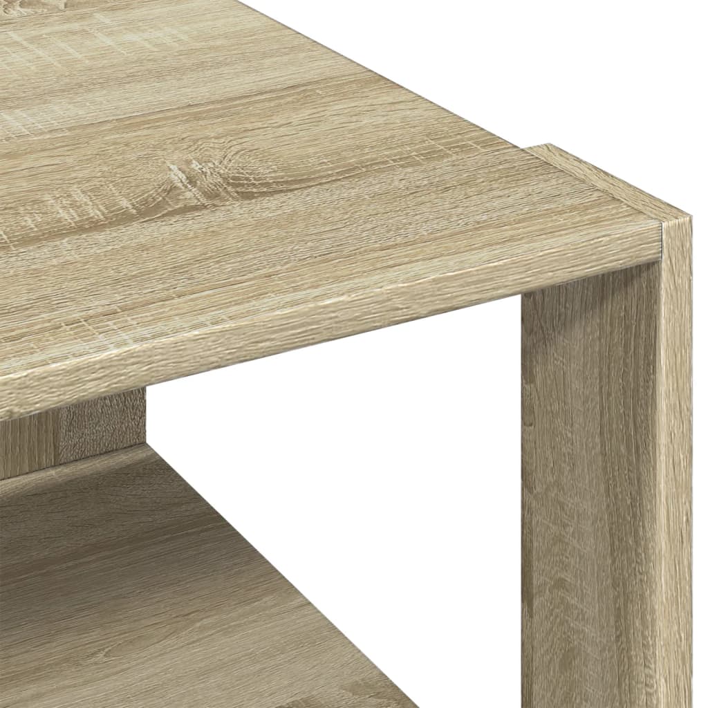 Tavolino Salotto Rovere Sonoma 51,5x51,5x30cm Legno Multistrato 848138