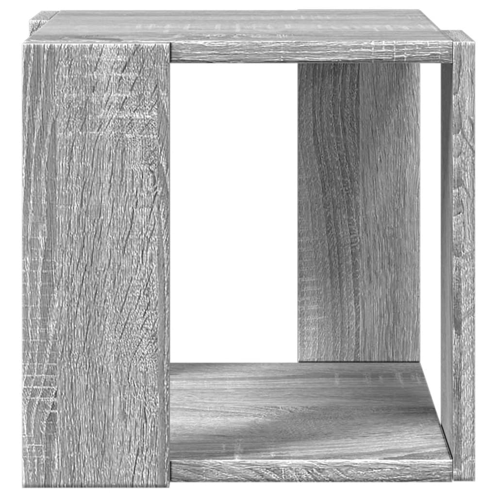 Tavolino da Salotto Grigio Sonoma 32x32x30cm Legno Multistrato 848148