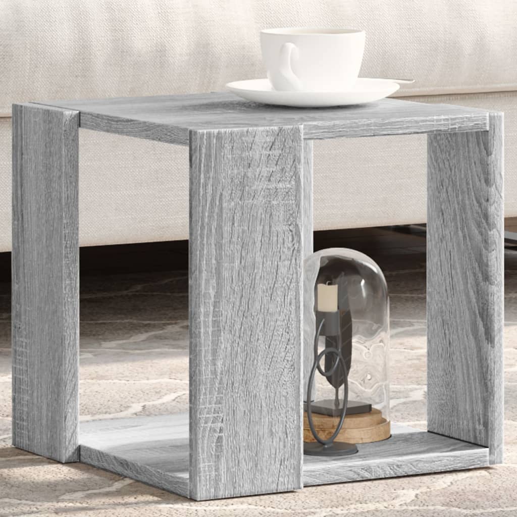 Tavolino da Salotto Grigio Sonoma 32x32x30cm Legno Multistrato 848148