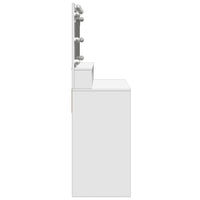 Toeletta con LED Bianca 80x41x134,5 cm