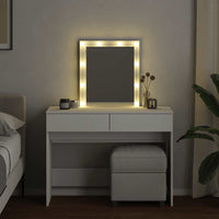 Toeletta con LED Bianco 100x40x130 cm 848192