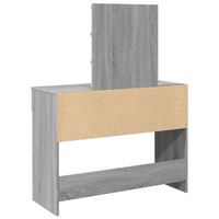 vidaXL Toeletta con LED Grigio Sonoma 100x40x130 cm