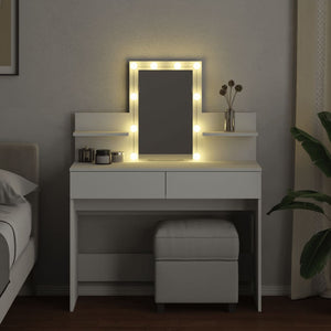 Toeletta con LED Bianco 100x40x130 cm