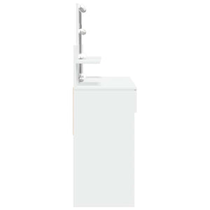 Toeletta con LED Bianco 100x40x130 cm 848199