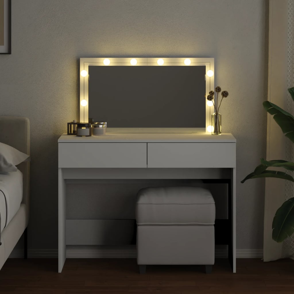 Toeletta con LED Bianco 100x40x120 cm 848206