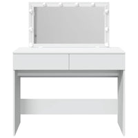 vidaXL Toeletta con LED Bianco 100x40x120 cm