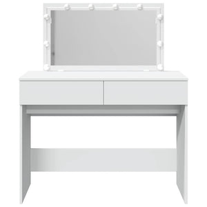 vidaXL Toeletta con LED Bianco 100x40x120 cm