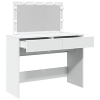 vidaXL Toeletta con LED Bianco 100x40x120 cm