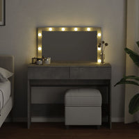 Toeletta con LED Grigio Cemento 100x40x120 cm