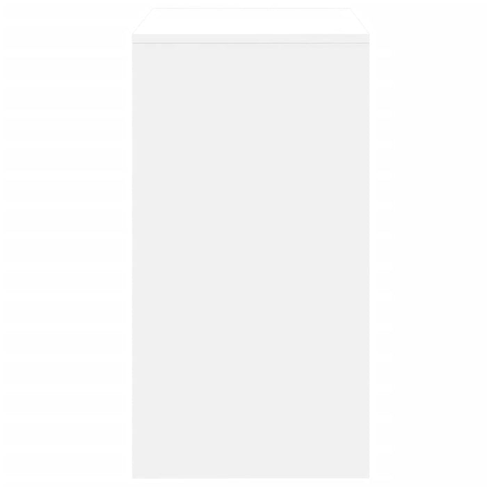 vidaXL Toeletta e Sgabello Bianco 60x40x113,5 cm