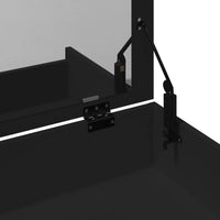 Toeletta e Sgabello Nero 60x40x113,5 cm