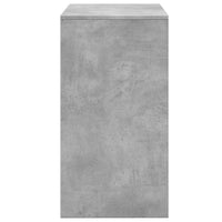 Toeletta e Sgabello Grigio Cemento 60x40x113,5 cm