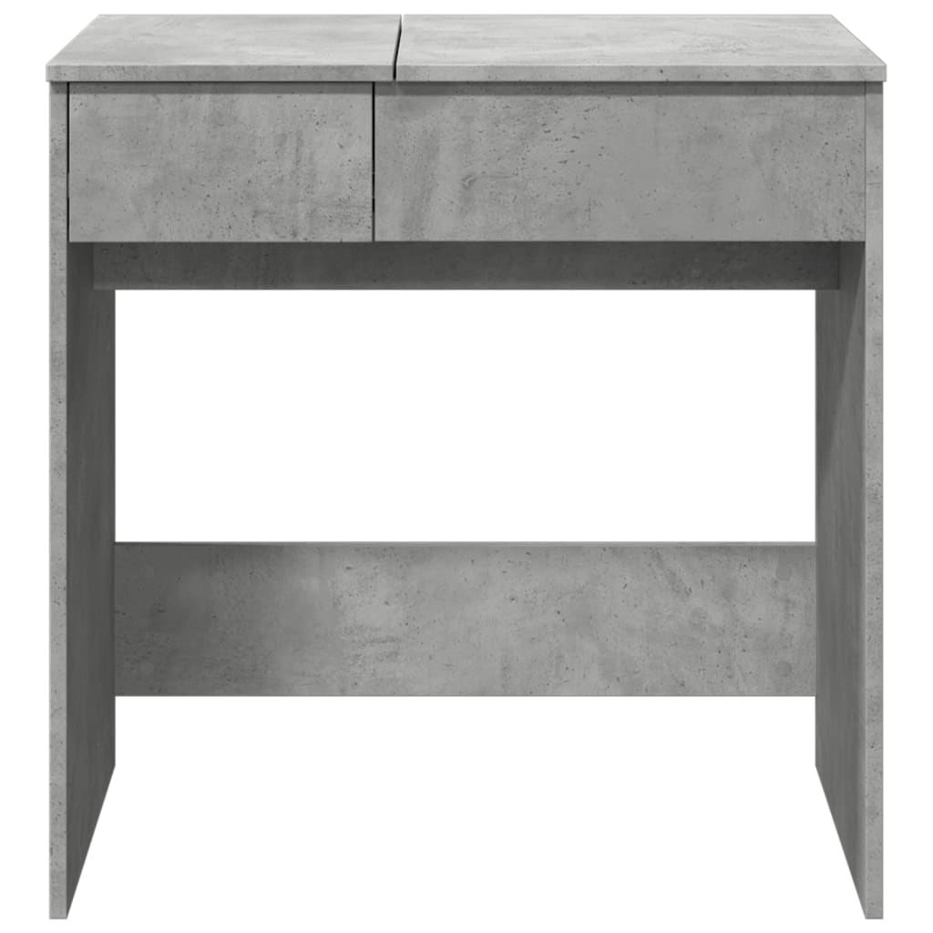 Toeletta con Specchio Grigio Cemento 73x46,5x120 cm