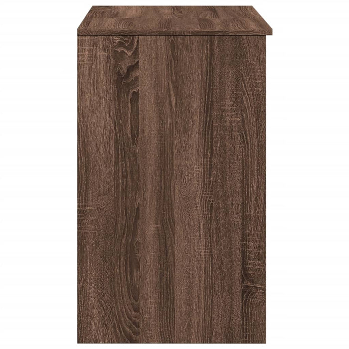 Toeletta con Specchio Rovere Marrone 73x46,5x120 cm 848226