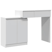 Toeletta con LED Bianca 115x37x110,5 cm 848227